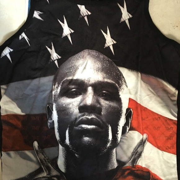 Men’s Floyd Mayweather TMT “The Money Team” Hard Work dedication tank Shirt Sz S - Picture 1 of 12